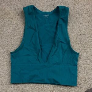 Urban Outfitters Teal Crop Top